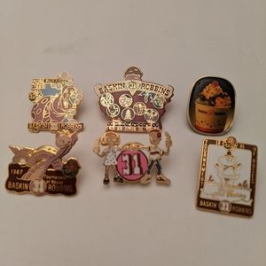Vintage Baskin Robbins 31 flavors pins